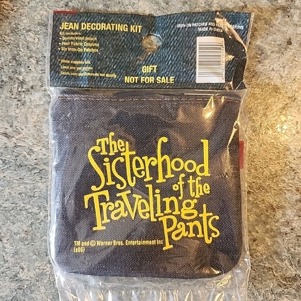 Levis Denim Jean Decorating Kit Sealed Sisterhood of the Traveling Pants 2005 - Picture 5 of 7